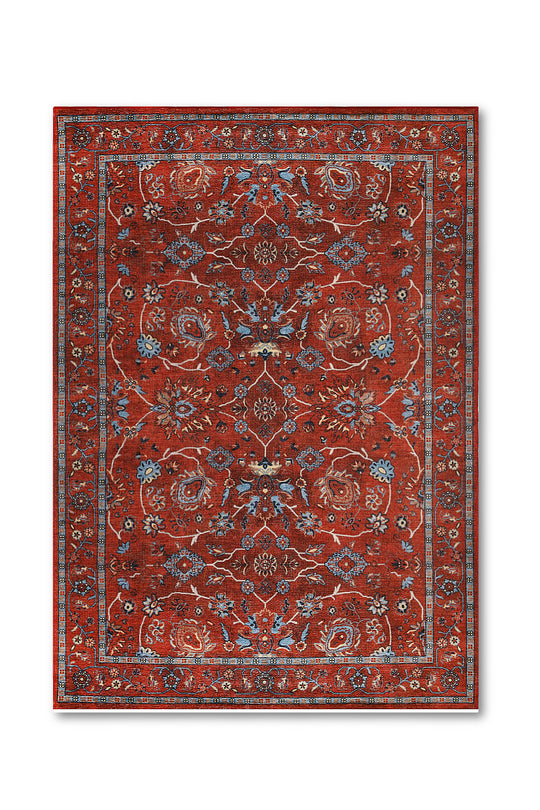 Cappadocia Turkish Chenille Rug & Carpet | multicolored | Quick Dry, Machine Washable | Luxury Bathroom Decor