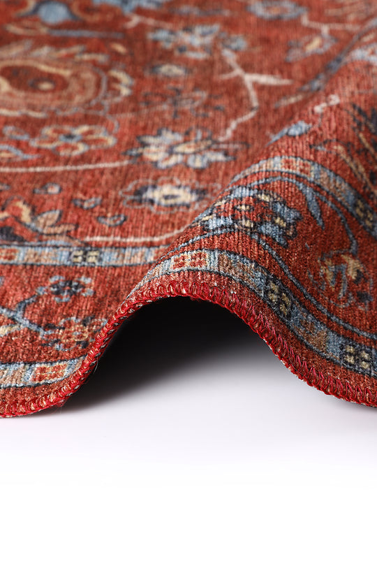 Cappadocia Turkish Chenille Rug & Carpet | multicolored | Quick Dry, Machine Washable | Luxury Bathroom Decor