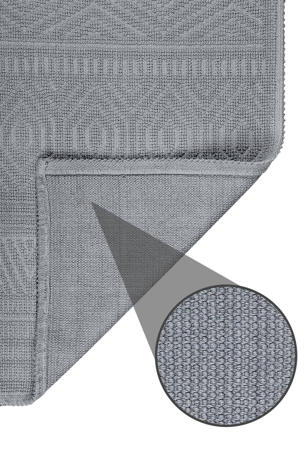 Amalfi Ultra Soft Turkish Cotton Bath Mat & Rug Set | 20"x32"+17"x23" | Quick Dry, Machine Washable | Luxury Bathroom Decor