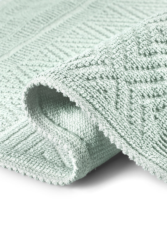 Amalfi Ultra Soft Turkish Cotton Bath Mat & Rug Set | 20"x32"+17"x23" | Quick Dry, Machine Washable | Luxury Bathroom Decor