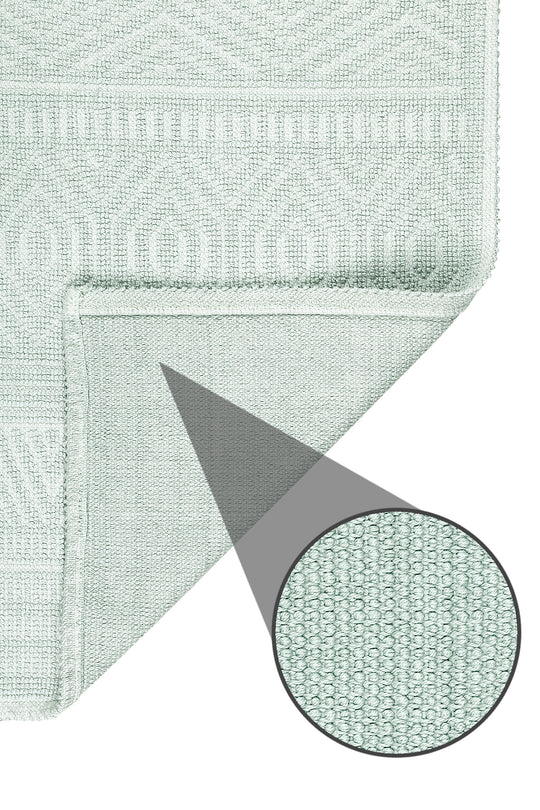 Amalfi Ultra Soft Turkish Cotton Bath Mat & Rug Set | 20"x32"+17"x23" | Quick Dry, Machine Washable | Luxury Bathroom Decor
