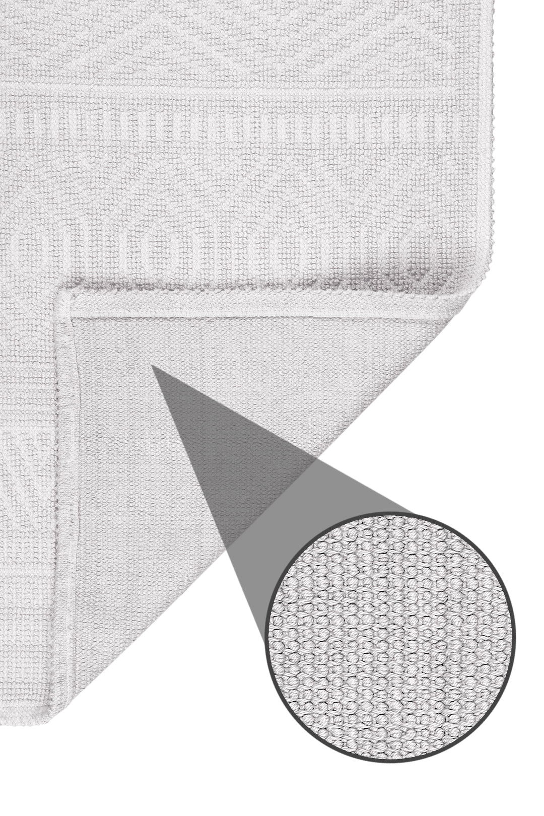 Amalfi Ultra Soft Turkish Cotton Bath Mat & Rug Set | 20"x32"+17"x23" | Quick Dry, Machine Washable | Luxury Bathroom Decor