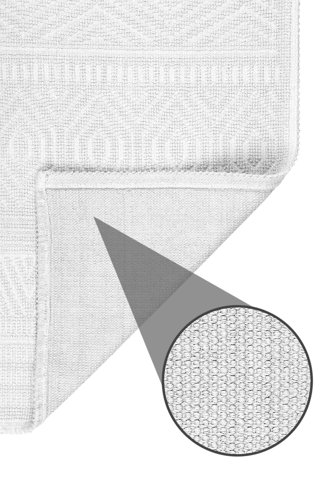 Amalfi Ultra Soft Turkish Cotton Bath Mat & Rug Set | 20"x32"+17"x23" | Quick Dry, Machine Washable | Luxury Bathroom Decor