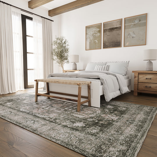 Storm Turkish Chenille Rug & Carpet | 2' x 3' (67x90 Cm) | multicolored | Quick Dry, Machine Washable | Luxury Bathroom Decor