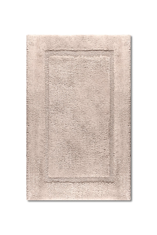 Santorini Ultra Soft Turkish Cotton Bath Mat | 20"x32"| Quick Dry, Machine Washable | Luxury Bathroom Decor