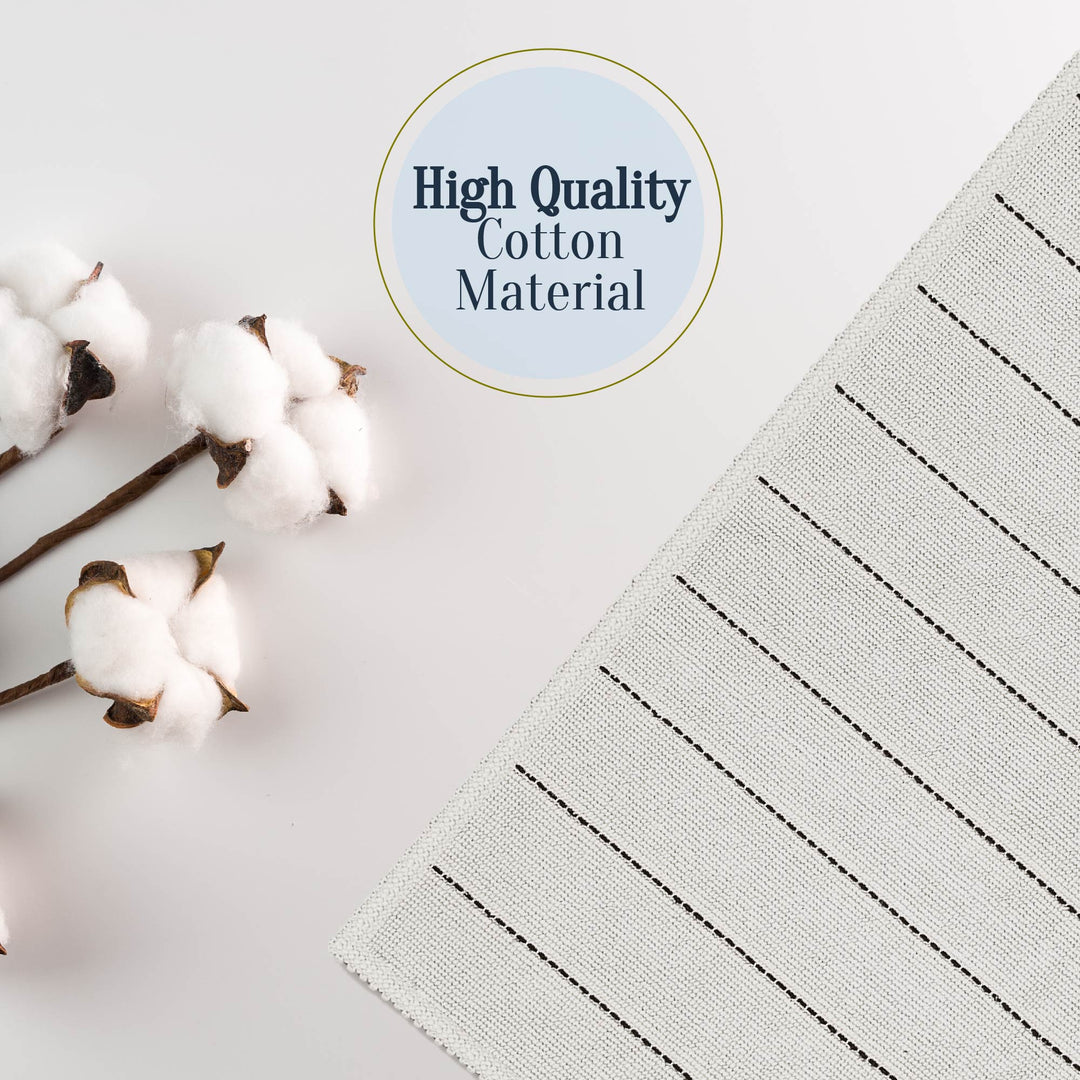Basic Ultra Soft Turkish Cotton Bath Mat | 20"x32" | Ecru | Quick Dry, Machine Washable | Luxury Bathroom Decor