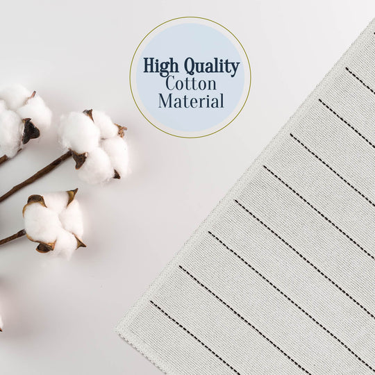 Basic Ultra Soft Turkish Cotton Bath Mat | 20"x32" | Ecru | Quick Dry, Machine Washable | Luxury Bathroom Decor