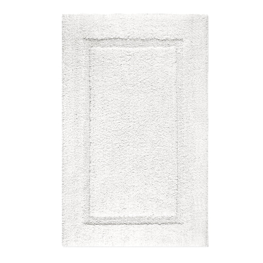 Santorini Ultra Soft Turkish Cotton Bath Mat | 20"x32"| Quick Dry, Machine Washable | Luxury Bathroom Decor